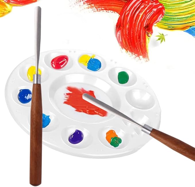 Stainless Steel Nail Art Spatula Cosmetic Makeup Palette Spatula Spoon Cream Stirring Rod Mixing Tool Manicure Accessories For Women