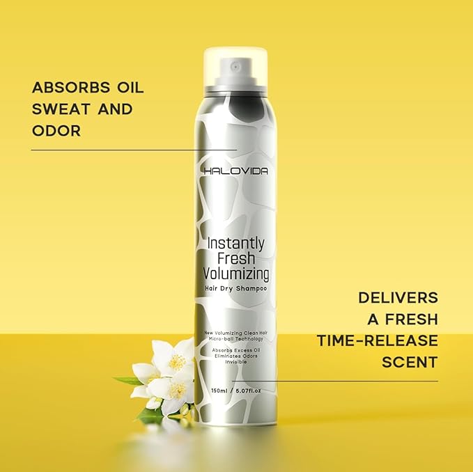 Dry Shampoo for Women, No White Residue Instantly Fresh Shampoo Spray, Absorb oils, Refreshing Volumizing Hair Dry Shampoo 5.07 FL.OZ (Pack of 6)