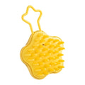 Silicone Scalp Massage Hair Washing Brush Wet and Dry Shampoo Brush Body Scrubber Bath Head Massage Brush