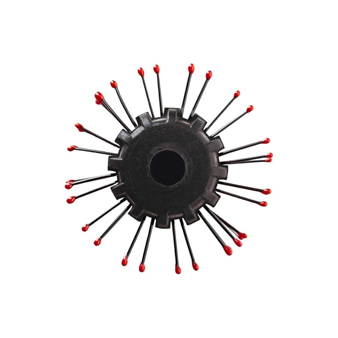 Cricket Static Free RPM 12 Row Round Hair Brush - Curling, Blow Drying, Detangling and Styling Wet or Dry, Suitable for All Hair Types