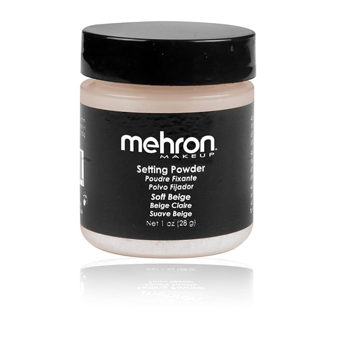 Mehron Ultrafine Setting Powder - Soft Beige 1 oz.