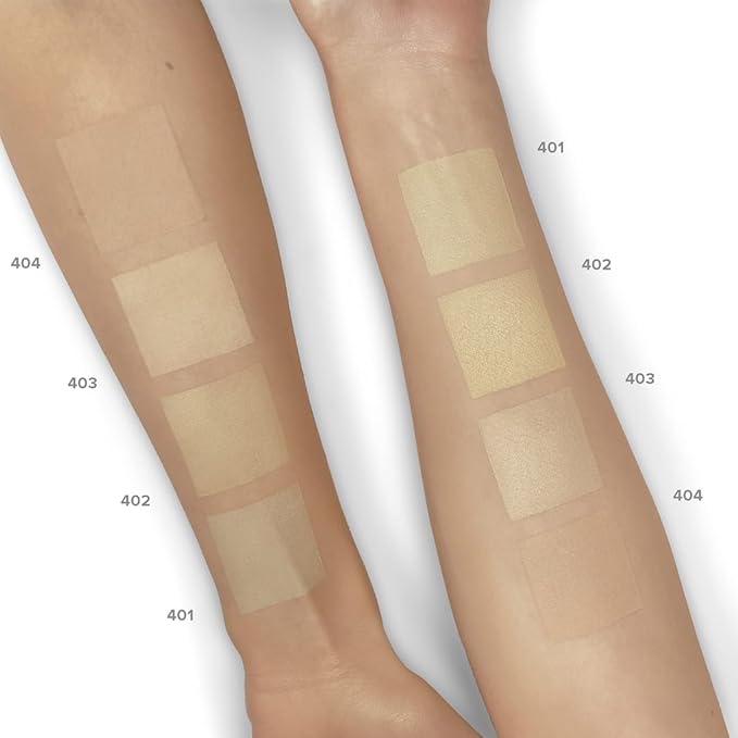 Lamel Stay Matte Compact Powder - Light Natural Coverage - Universal Neutral Undertone - Cruelty Free - Cool Ivory N.402