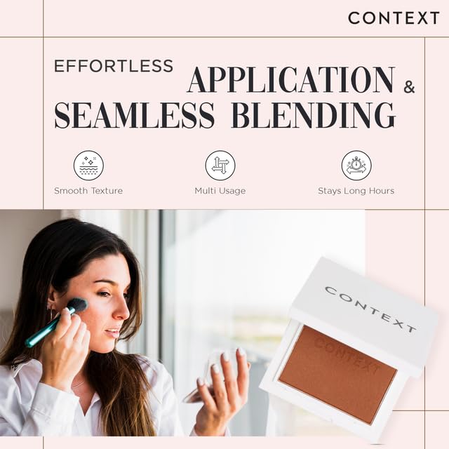 Context Skin Matte Bronzer Powder | Vegan & Cruelty-Free Powder Bronzer for Face | Sun-Kissed Makeup Finish | Long-Lasting, Buildable Coverage Skin Tones | We Own the Night
