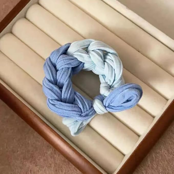 5PCS Hair Bracelets for Women Elastic Bracelets Hair Ties No Damage Hair Bands for Girls Lively Silk Scrunchies Thick Thin Long Curly Hair Accessories for Women