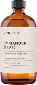 VIVEVIDA Coriander Essential Oil - Undiluted for Soap Making and Candlemaking - 16 oz Bulk Bottle