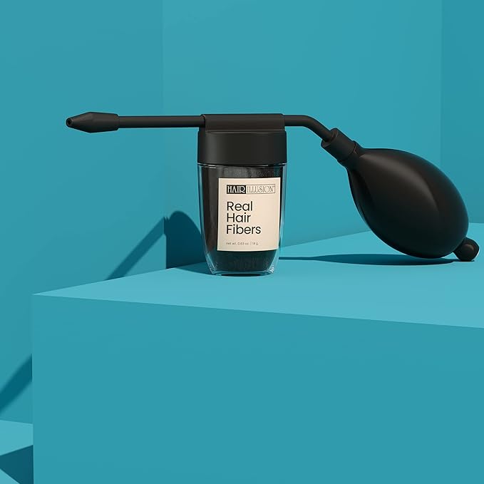 Hair Illusion Spray Applicator Removable Flat Tip designed to Spray Precise Hairline or Remove Tip For Round Sprayer And Wide Coverage (does not include hair fibers)