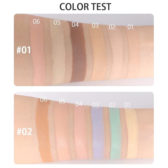 Concealer Cream Makeup Palette Color Corrector,Under Eye Brightener Concealer Dark Circle Concealer Palette,Waterproof Foundation Cream Based Makeup Palette Full Face Contour Kit for Beginners