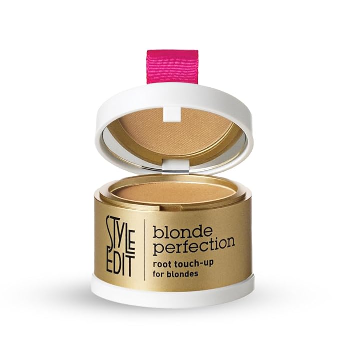 Style Edit Root Touch Up Powder | Temporary Hair Color for Gray Roots and Thinning Hair | Salon-Quality, Transfer-Resistant Hair Concealer | Dark Blonde, 0.14 oz