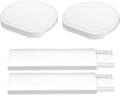 Expansion Pack - White - 2 Straight Tracks and 2 Trays. Does not Work Without the Lazy Susan Revolution Full Set (Sold Separately).