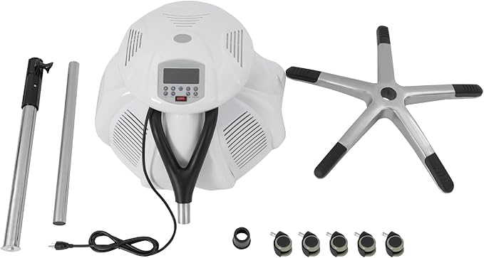 Hair Steamer Professional Hair Salon Steamer,Hairdressing Heater w/Timer,Hair Drying, Perming & Oil Treatments Machine w/Wheel, for Salon and Home Use