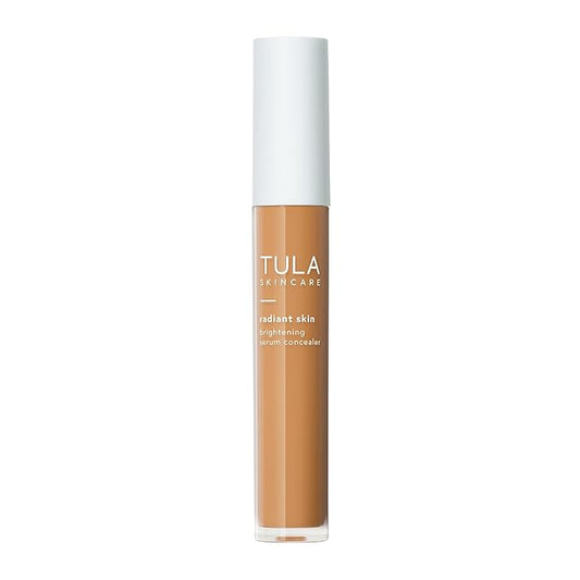 TULA Skin Care Radiant Skin Brightening Serum Concealer - Conceals Dark Circles & Discoloration, Longwearing & Crease-Resistant, Brightens the Appearance of Skin Over Time, Shade 140, 0.18 fl oz.
