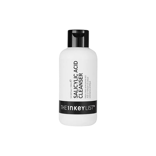 The INKEY List Salicylic Acid Cleanser, Face Wash for Blemishes, Blackheads, Oily Skin and Breakouts, Non-Drying Facial Cleanser Safe for All Skin Types, 5.0 fl oz