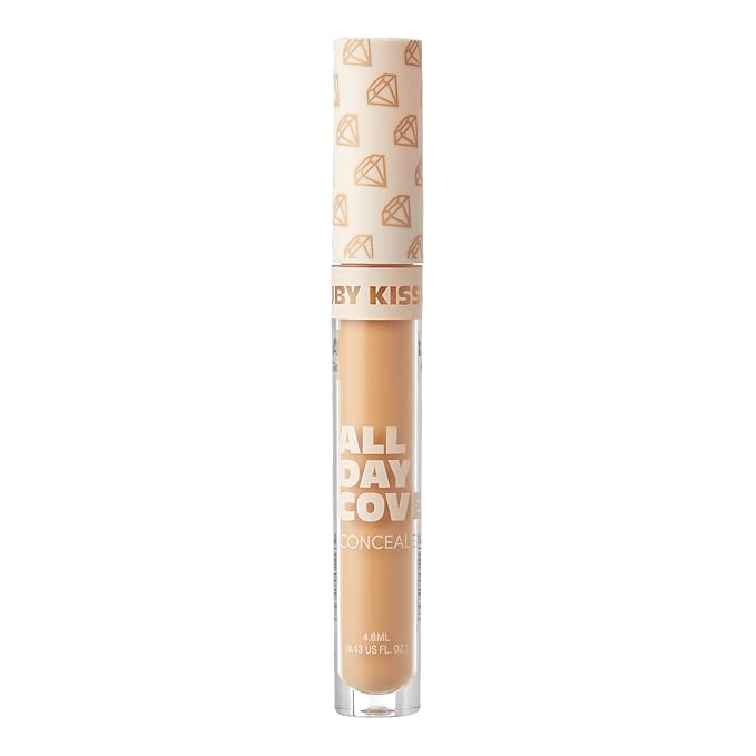 Ruby Kisses All Day Concealer Lightweight Full Coverage Multi-Use Concealer 0.13 Fl Oz (Golden)