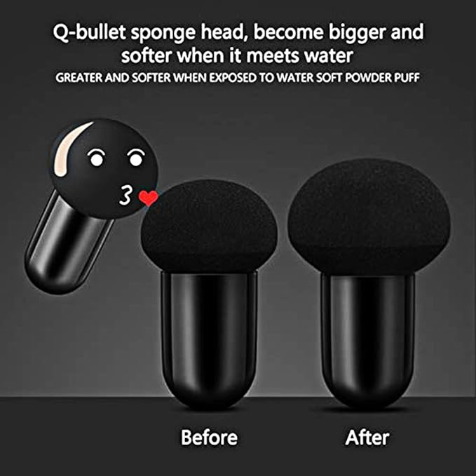 GL-Turelifes Mushroom Head Air Cushion Foundation CC Cream Water Feeling Flawless BB Cream Moisturizing Oil Control, Lightweight & Smoothing Natural Concealer (Natural Color)