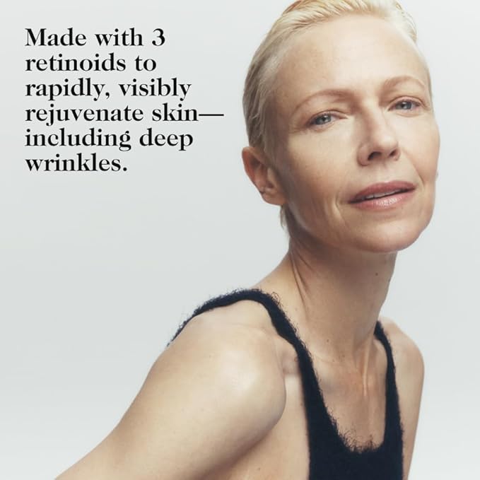 goop Beauty 3x Retinol Regenerative Serum | Face Serum to Reduce the Look of Deep Wrinkles, Pores, & Texture | Retinoids, Ceramides, & Niacinamide | 1 fl oz