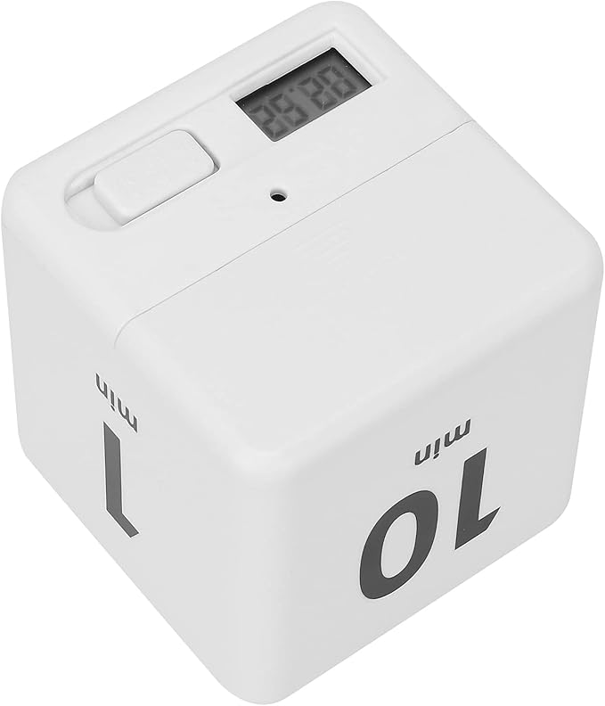 Pilipane Professional Beauty Salon Flip Timer Time Management Block Timer Countdown Reminder for Learning Hair Color Processing, Kitchen Timer, Cooking, Baking (1 3 5 10Minter), Kitchen Timer, Prof