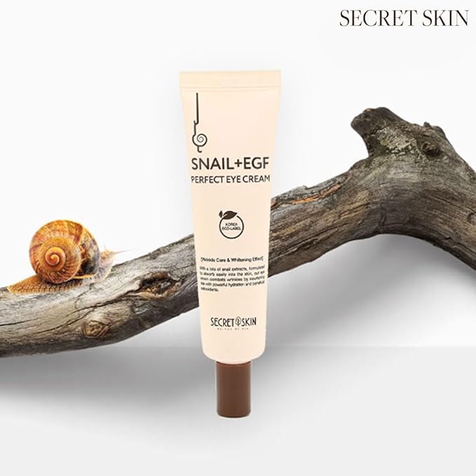 SECRET SKIN Snail+EGF Perfect Cream Wrinkle Bounce Firming Fine line Care Korean Skin Care (#01 Eye Cream)