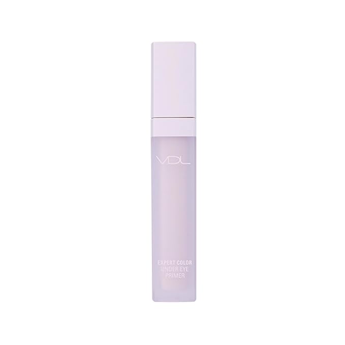VDL Expert Color Under-Eye Primer (Purple, 0.19 oz) - Color-Correcting Concealer for Dark Circles, Uneven Skin Tone. Hydrating, Smooth. Korean Makeup.