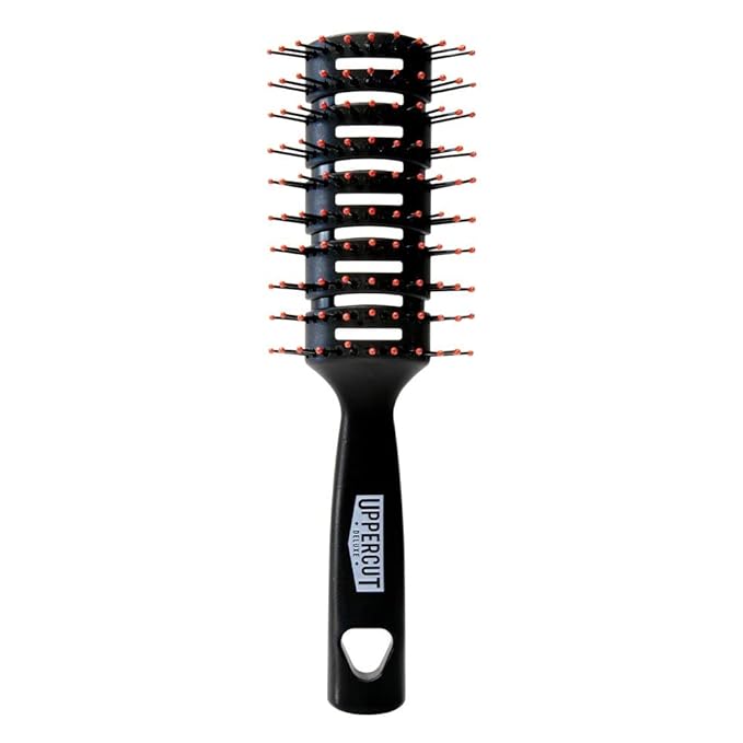Uppercut Deluxe Vent Brush, Maximum Airflow Vents Ideal for Use with a Hairdryer, Ideal for Medium to Long Hair, Dry and Style Hair Brush