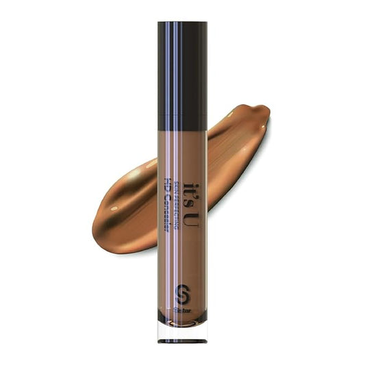 Sistar it's U Skin Perfecting HD Concealer Full Coverage Lightweight Long Lasting Correcting Liquid Contour Cover Masker Makeup 5 ml / 0.17 fl. oz (Brownie)