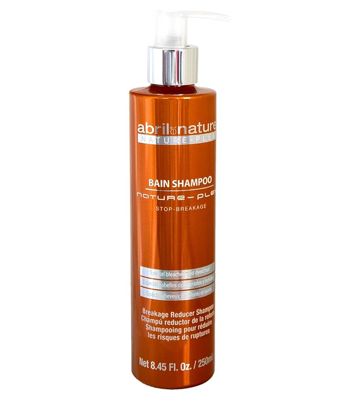 abril et nature - Professional Repair Hair Care Set - Nature Plex, STOP Breakage - Shampoo, Mask, and Serum Pack for Very Treated or Damaged Hair - Prevents, Protects, and Repairs - 550 ml