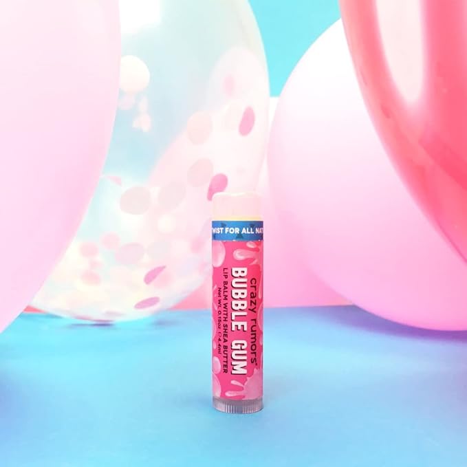 Lip Balm Bubble Gum .15oz (single item) by Crazy Rumors