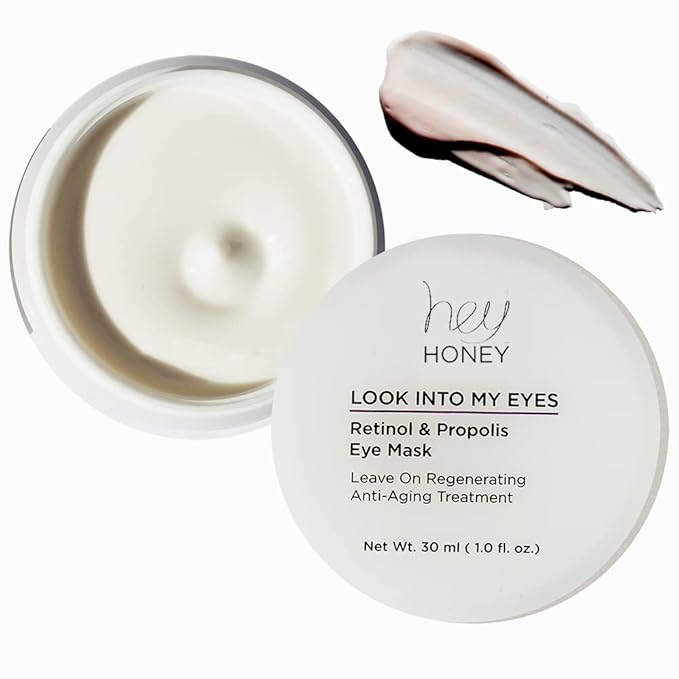Hey Honey Look Into My Eyes Retinol And Propolis Eye Mask | Provide Intense Hydration and Brightening Benefits To Tired and Stressed Under Eyes Area .1 oz.