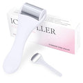 MAANGE Ice Roller For Face & Eye Roller for Puffiness,Stainless Steel Facial Roller Ice Face Roller Mini Roller Set (white 2 pcs)