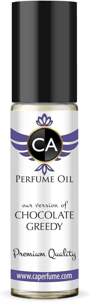 CA Perfume Club Impression of Chocolate Greedy for Women & Men Fragrance Body Oil Dupes Attar Roll-On 0.3 Fl Oz/10ml