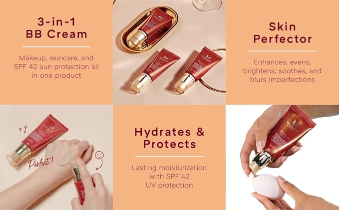 MISSHA M PERFECT COVER BB CREAM No.21 Light Beige for Bright Skin/SPF 42 PA+++ 1.69 oz & M BB Boomer 40ml -Lightweight, Multi-Function, High Coverage