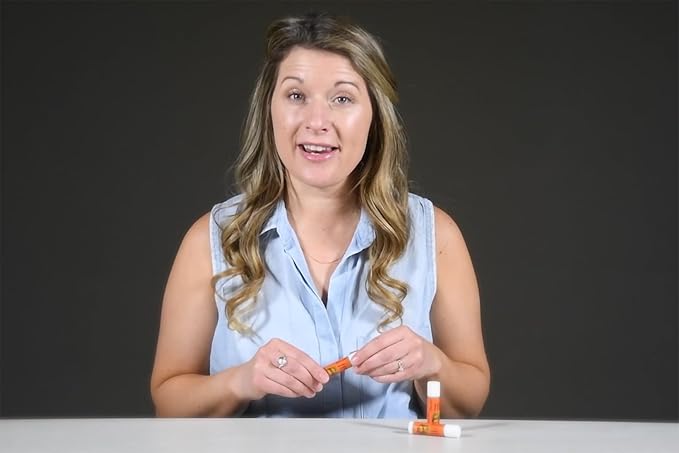 USDA Organic Orange Lip Balm 2 Pack - Over 70% Pure Organic Jojoba Oil, Organic Beeswax, Citrus Scent, Soothes and Softens Dry, Cracked, and Sensitive Lips, Natural Orange Scent No Taste 15 oz/4.6 g