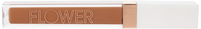 FLOWER BEAUTY By Drew Barrymore Light Illusion Full Coverage Concealer - Diffuse Dark Under Eye Circles + Blurs Blemishes - Weightless Formula + Crease Proof Makeup (Mocha)