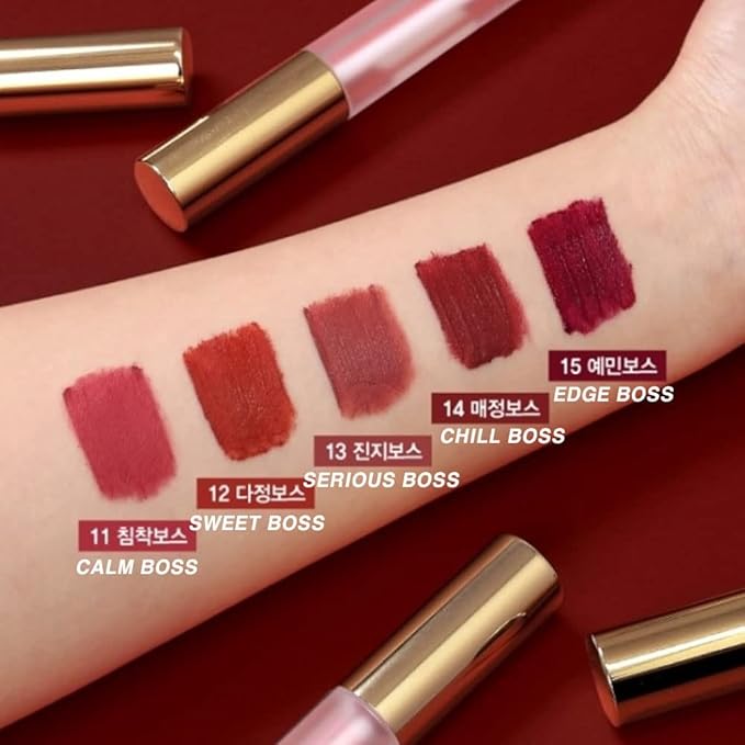 BBIA Last Velvet Tint - Soft & Creamy Matte Finish Lip Stain, Blur Effect with Velvety Texture, Long-Lasting, High Pigment, Lightweight, Non-Drying, Vegan, Korean Lip Makeup (V14 CHILL BOSS)