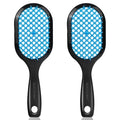 Vented Detangling Hair Brush - 2 Pack Detangler Hairbrush for Effortless Tangle Removal - Ultra-Soft Bristles -For Natural Curly Straight Wet Dry Damaged Hair for Women Men Kids
