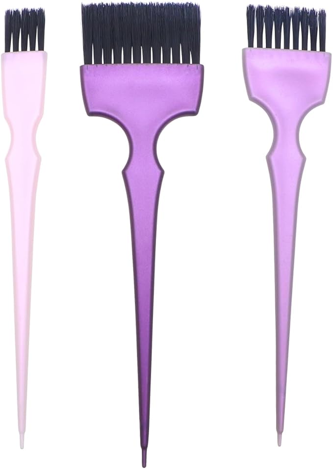 1 Set Purple Hair Dye Purple Outfit Mixing Bowls Set Hair Colour Applicator Hair Coloring Kit Highlight Brush Hair Dyeing Dyeing Applicator Hair Coloring Beard Tool