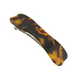 Hair Clips for Women,3.5 Inch Acetate Medium Hair Claw Clips for Women Thin Thick Curly Hair,Strong Hold No Slip Grip,French Classic Multicolor Barrettes Hair (Tortoiseshell Bow)