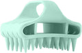 Gentle Scalp Massager,Silicone Scalp Scrubber for Any Hair Type,Soft Scalp Brush for Wet & Dry Use,Head Massage Stress Relax Easy to Hold Hair,Scalp Massager Tool (Mint Green)