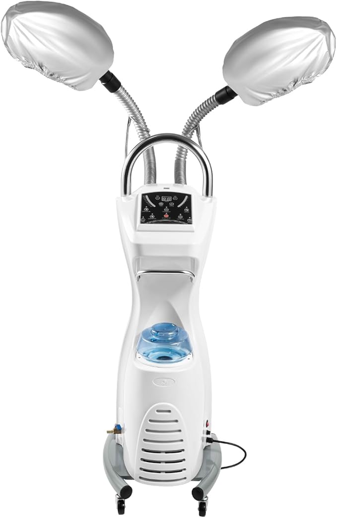 650W Professional Salon Hair Steamer Rolling Stand, Hair Color Processor with Display Screen, Suitable for Beauty Salons, Hair Salons, and Home Use