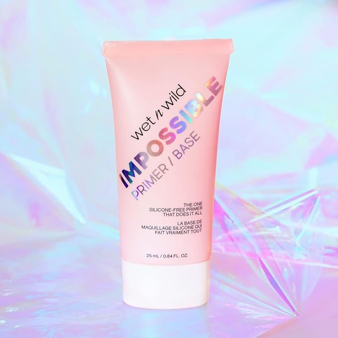 wet n wild Prime Focus Impossible Primer, Clear, Hydrating Matte Finish, 0.84 Fl Oz