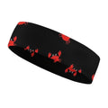 Headband, Sweatband Headbands for Running, Cycling, Football, Yoga, Cute Cartoon Crabs Hairband for Women and Men