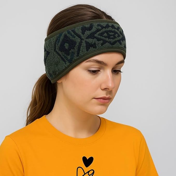 Ear Warmer Headband for Winter Cold Weather Running Ski Outdoor 2 Pack