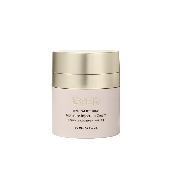 EVER Rich Face Moisturizer (Dry Skin)- Overnight Renewal Facial Lotion, Instant Face Lift Cream, Smooths Lines and Wrinkles, Restores Skin Elasticity, Packed with Urea, Squalane, and Vitamins