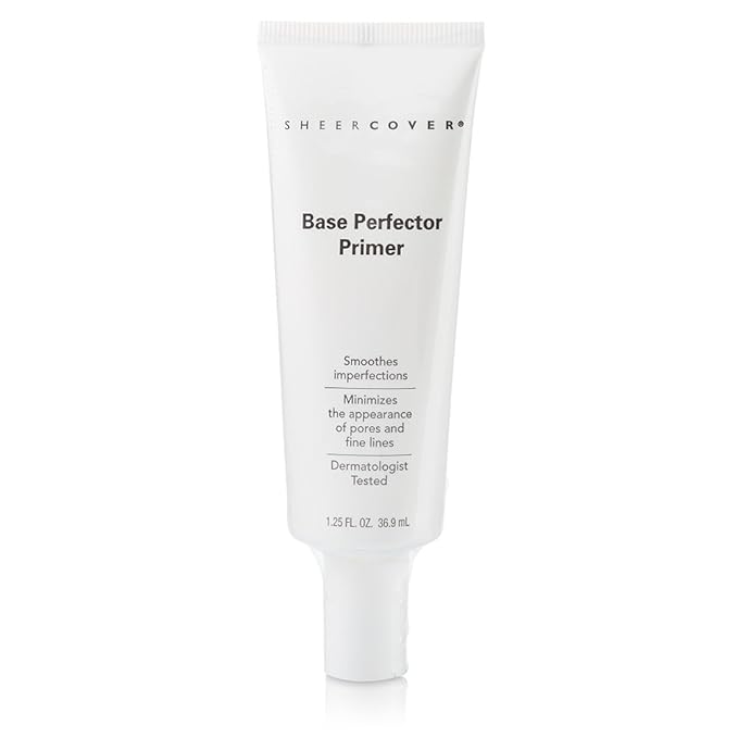 Sheer Cover – Base Perfector Primer – Helps Fill Fine Lines and Wrinkles for Makeup Application – 1.25 Ounce