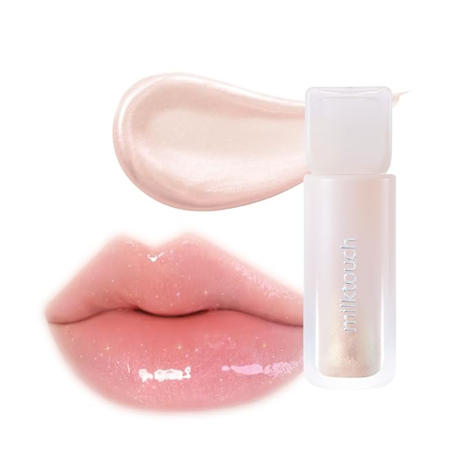 MILKTOUCH Dew Stain Sheer Lip Gloss (01 Honey Dew, 0.14 Fl Oz (Pack of 1))