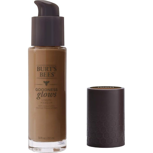 Burt's Bees Goodness Glows Liquid Makeup, Chestnut - 1.0 Ounce