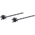 Rosemarie Collections Women's Spooktacular Halloween Hair Clip Bobby Pins Set (Skull And Crossbones Black)