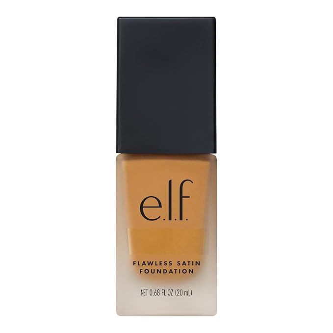 e.l.f. Flawless Finish Foundation, Lightweight & Medium Coverage, Semi-Matte Finish, Almond, 0.68 Fl Oz (20mL)