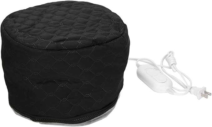 TOPINCN Electric Hair Cap, 3 Gear Temperature Control Hot Oil Treatment Hat with Adjustable Drawstring for Hair Spa Nourishing Care, Non Woven Fabric Heat Insulation