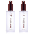 Herstyler Argan Oil Serum for Natural Shine - Anti-Frizz Straightening Serum for Damaged Tresses (Pack of 2)