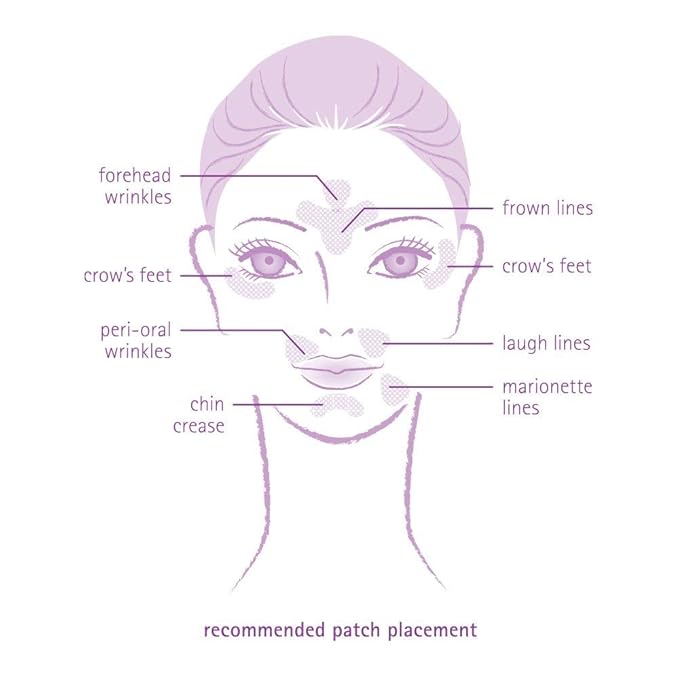 Toute Nuit Wrinkle Patches – Trial Pack – Face Tape for Forehead, Eyes & Mouth – Hypoallergenic Anti Wrinkle Patches – 54 Count, Made in USA